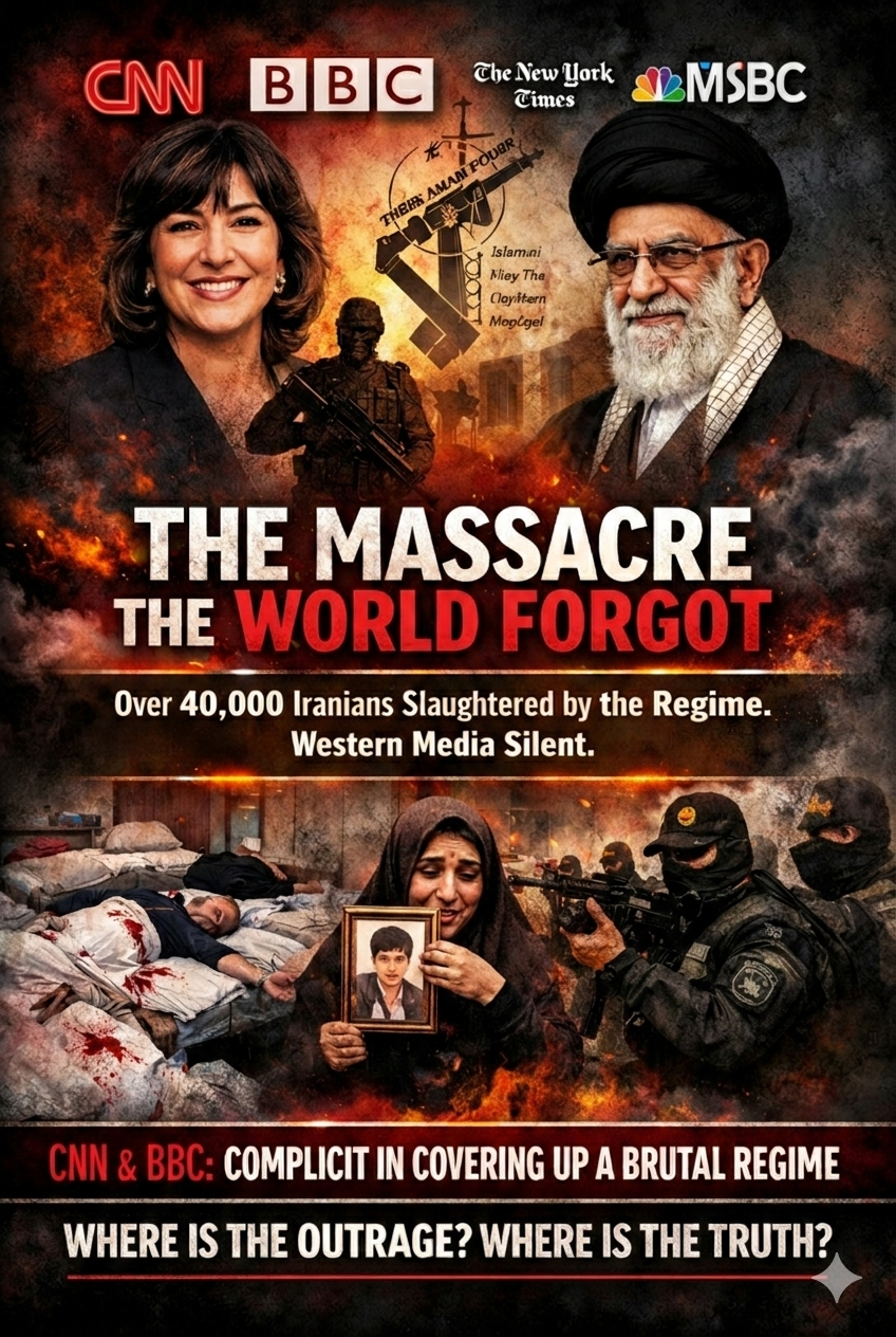 The Silent Massacre: Why BBC and CNN Won’t Tell You About the 40,000 Iranians Killed by Their “Sources”