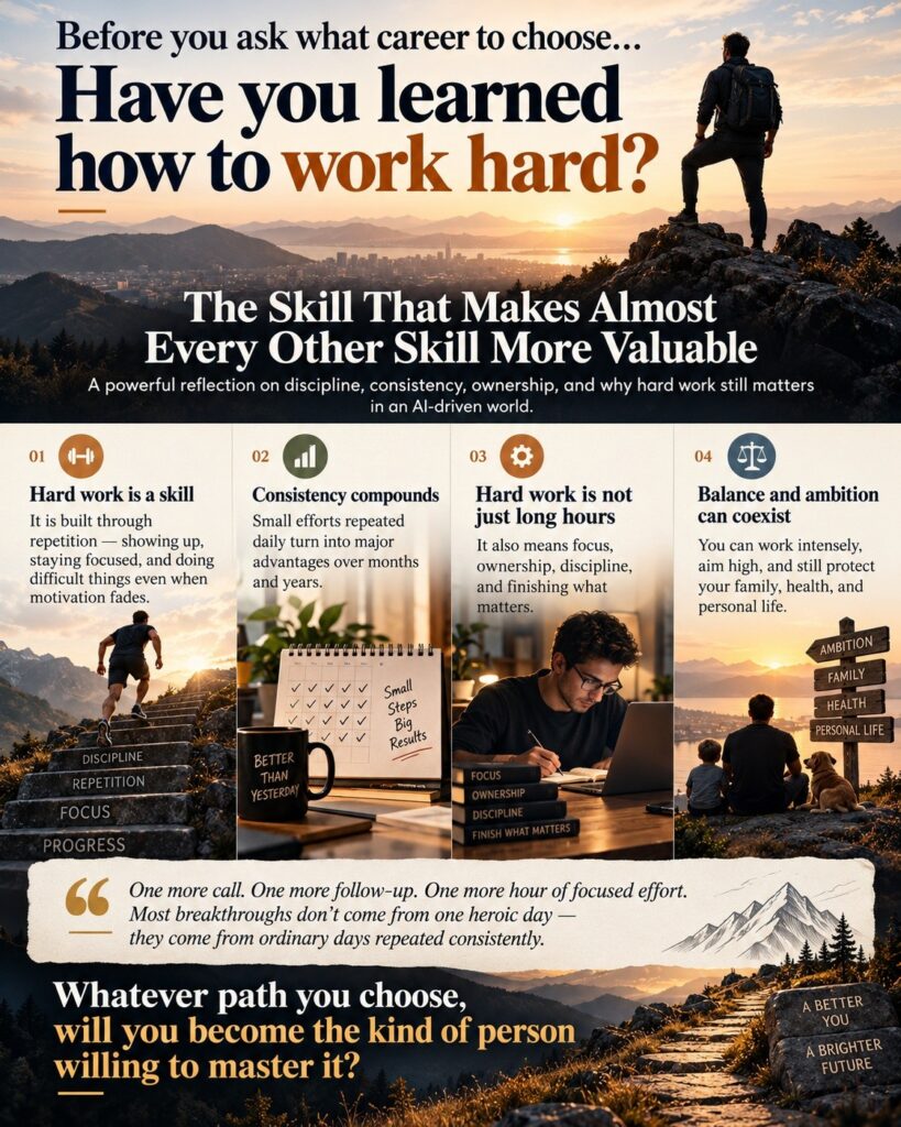 work hard